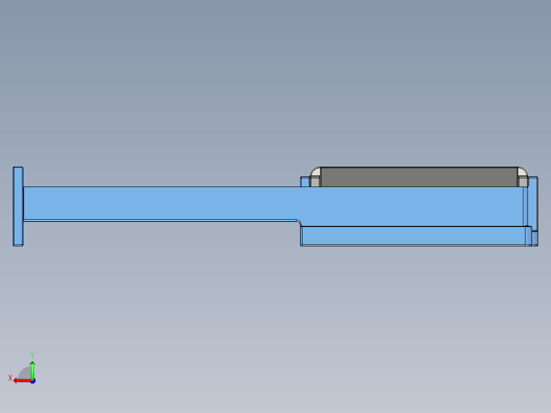 公示栏（土木）后视图