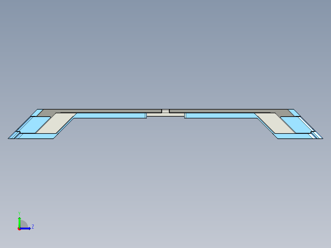 公示栏（土木）左视图
