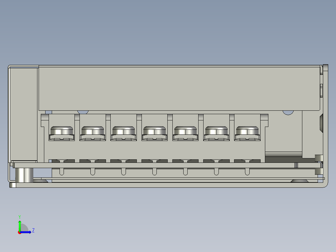 开关电源SD-100-24左视图