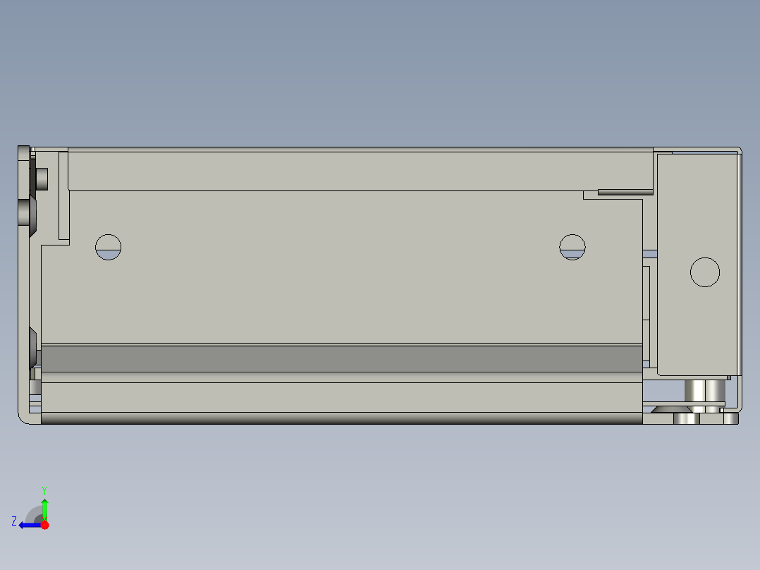 开关电源SD-100-24右视图