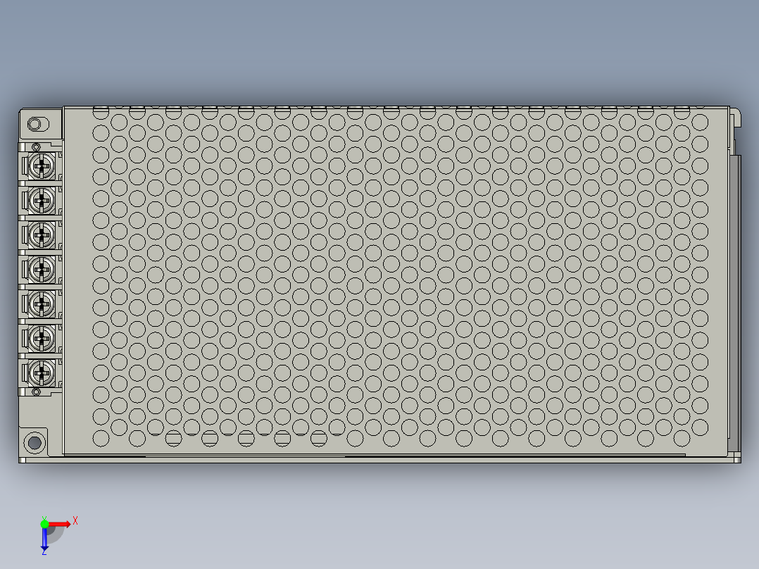 开关电源SD-100-24俯视图