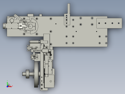 单轴绕线机S01A-E01-0000一轴机包胶带组前视缩略图