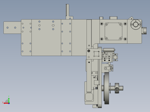 单轴绕线机S01A-E01-0000一轴机包胶带组后视缩略图
