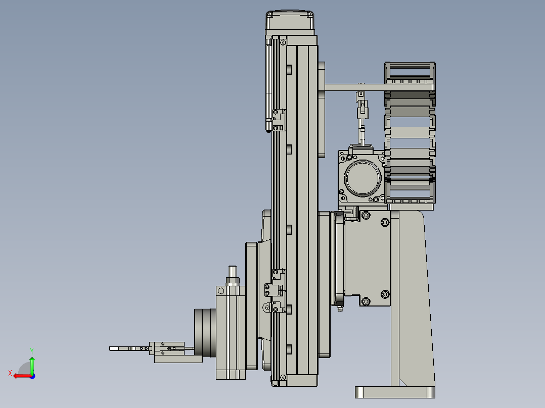 KG2023005-01-02-00二轴机械抓手装配体后视图