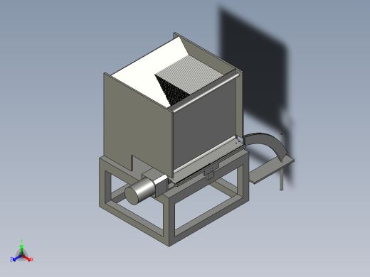 管子上料机构正等轴测缩略图