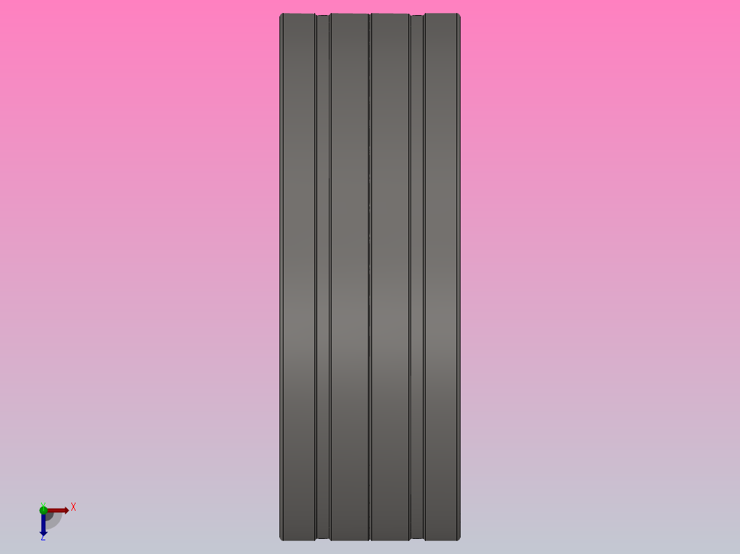 双内圈四列圆柱滚子轴承FCD型_FCD4462265主视图