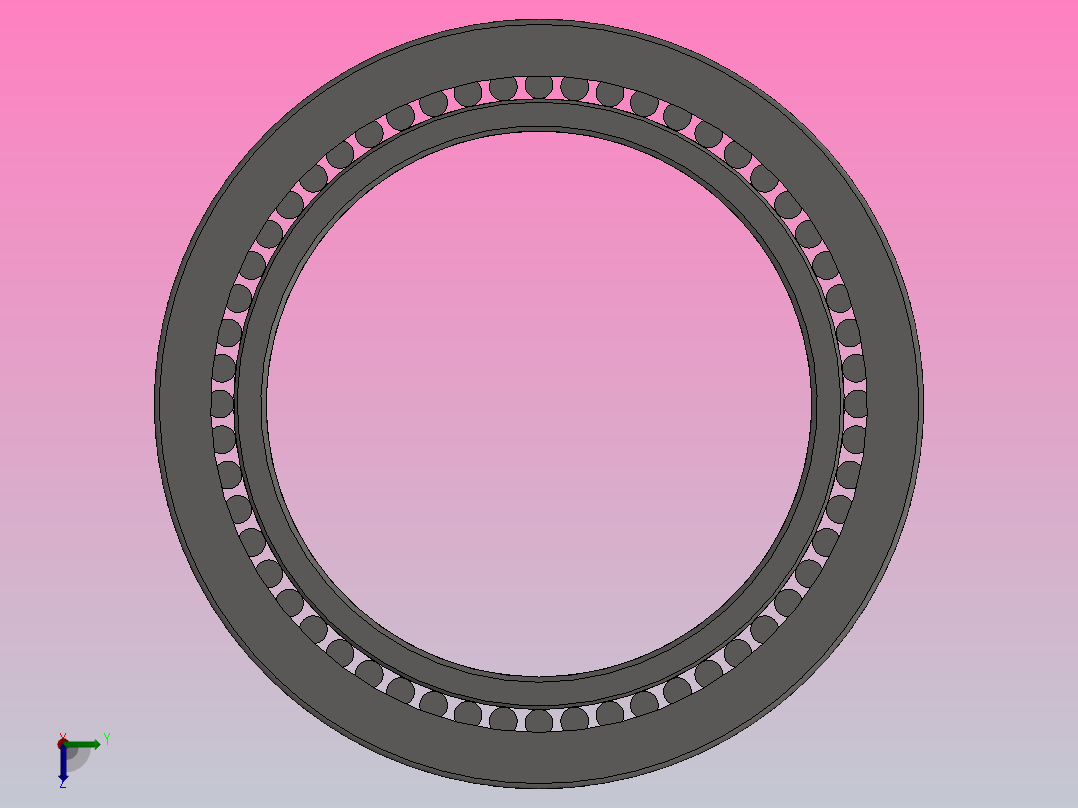 双内圈四列圆柱滚子轴承FCD型_FCD4462265左视图