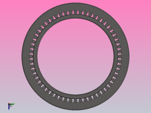 双内圈四列圆柱滚子轴承FCD型_FCD4462265左视缩略图