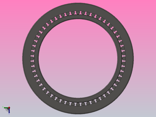 双内圈四列圆柱滚子轴承FCD型_FCD4462265右视缩略图