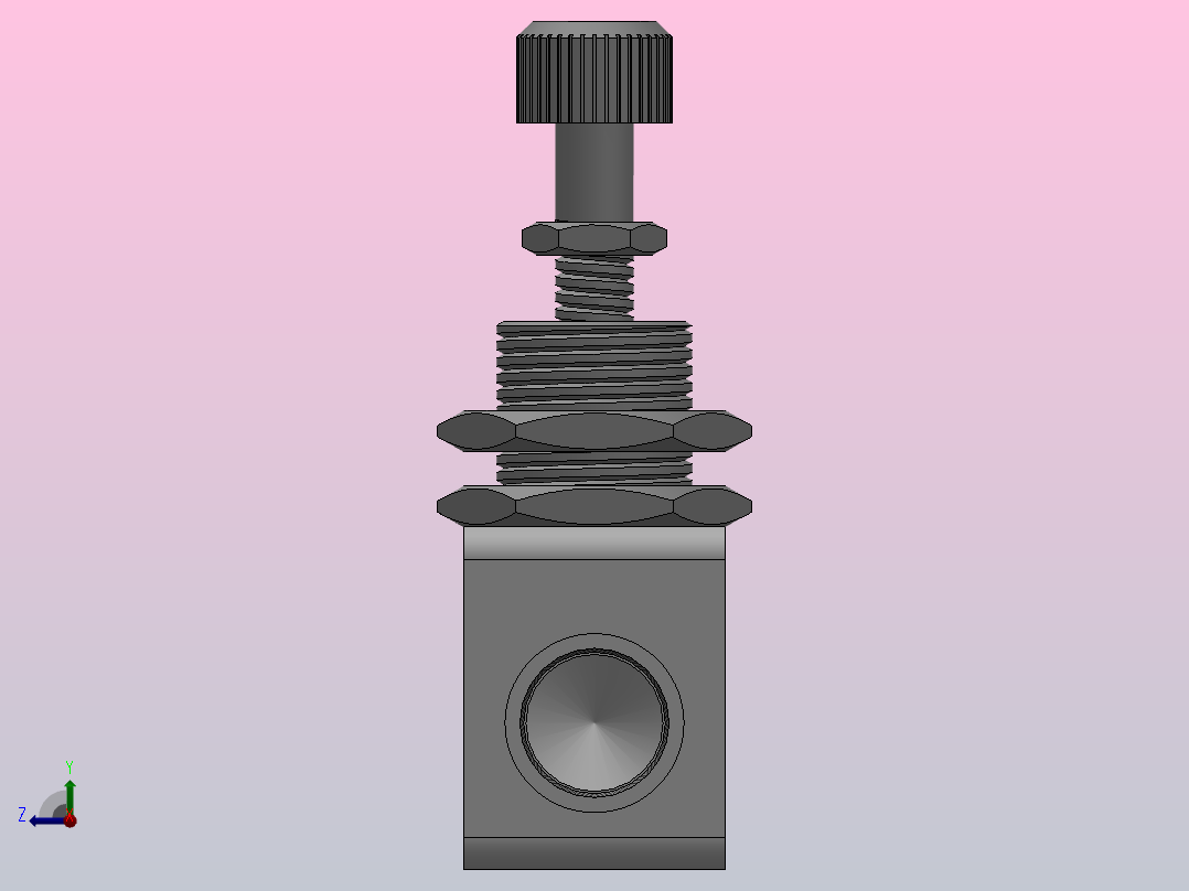 XQ150000系列节流阀[XQ150400]右视图