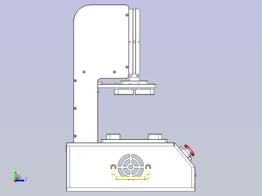 （气动）屏幕压合治具左视缩略图