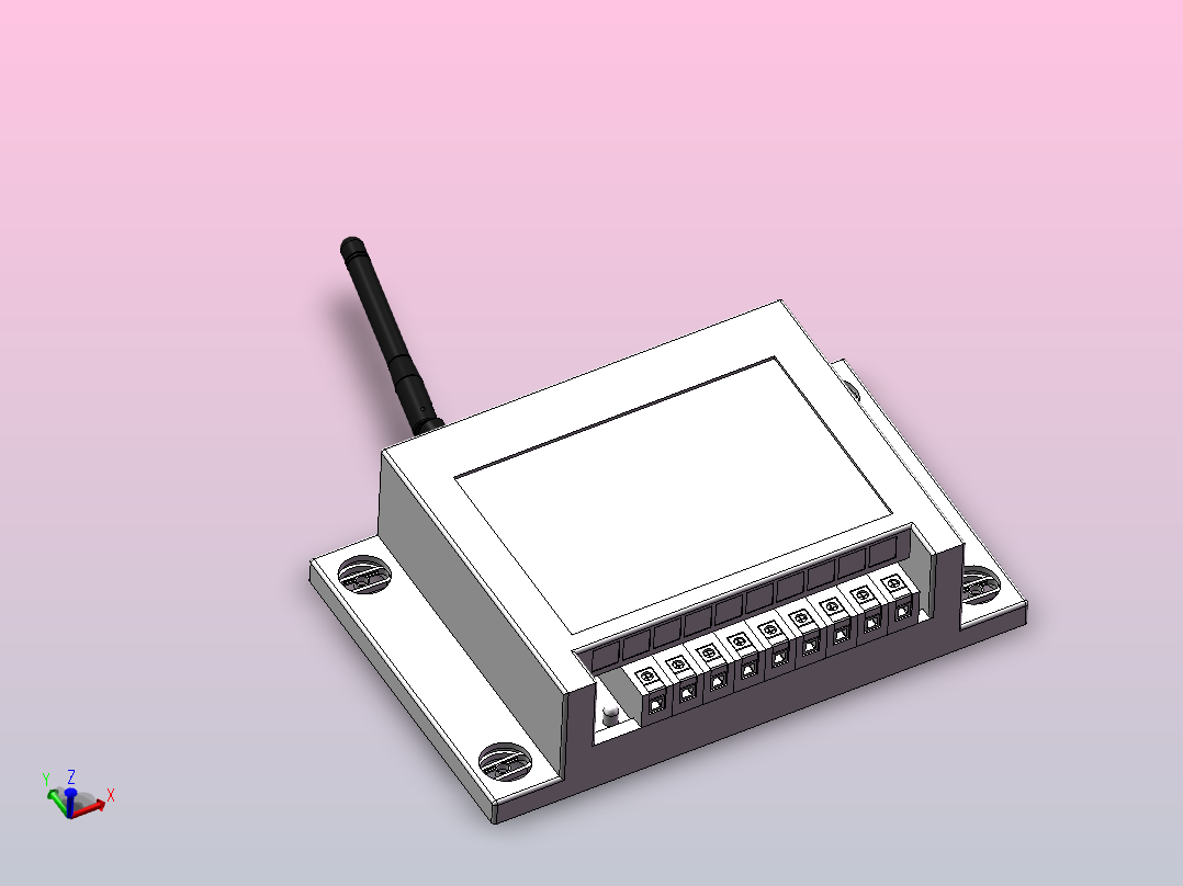 物联网测控终端主视图