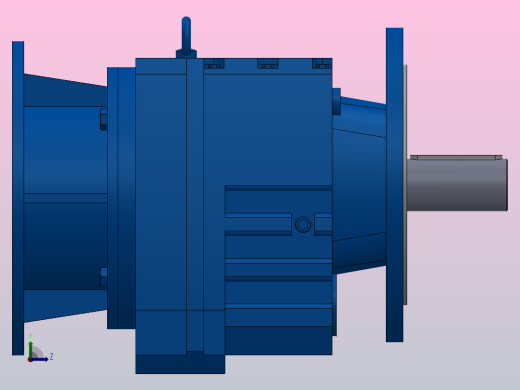 RF87ZP斜齿轮减速机RF87-9.9-M1-P132-Φ300左视缩略图
