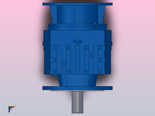 RF87ZP斜齿轮减速机RF87-9.9-M1-P132-Φ300俯视缩略图