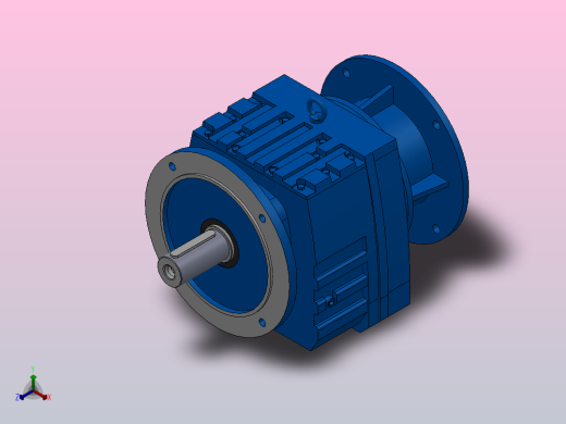RF87ZP斜齿轮减速机RF87-9.9-M1-P132-Φ300正等轴测缩略图