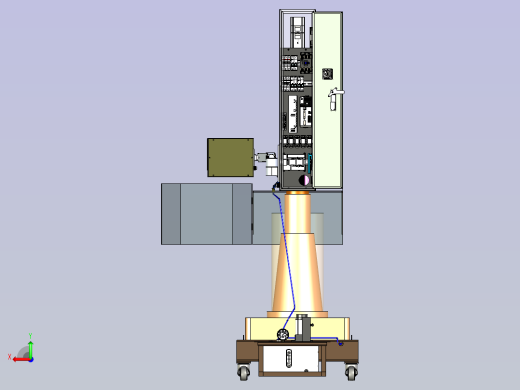 珩磨机模型后视缩略图