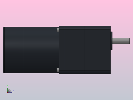 80DC(30W╱60W)微型直流组合型电机[80DC60GV24R16-80GM7.5H]左视缩略图