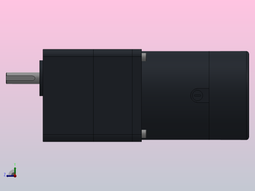 80DC(30W╱60W)微型直流组合型电机[80DC60GV24R16-80GM7.5H]右视缩略图