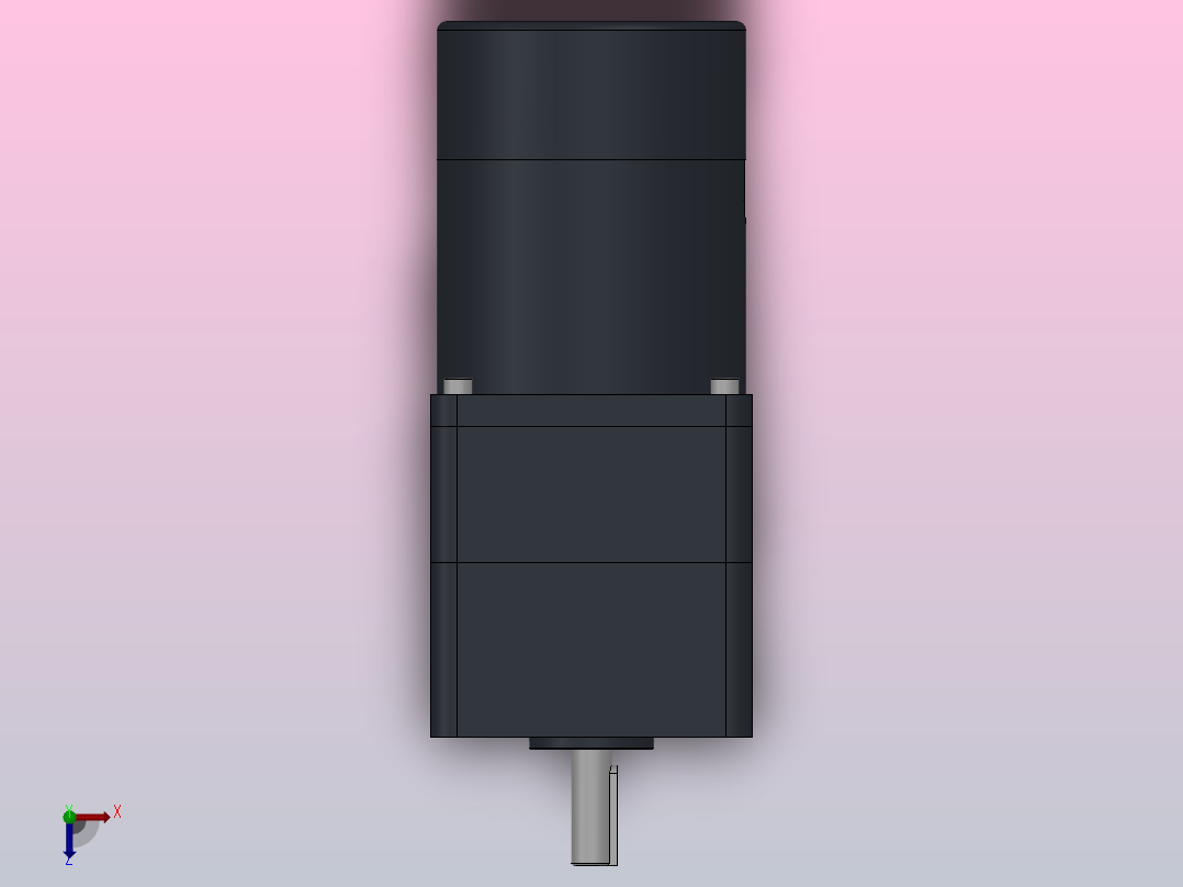80DC(30W╱60W)微型直流组合型电机[80DC60GV24R16-80GM7.5H]俯视图