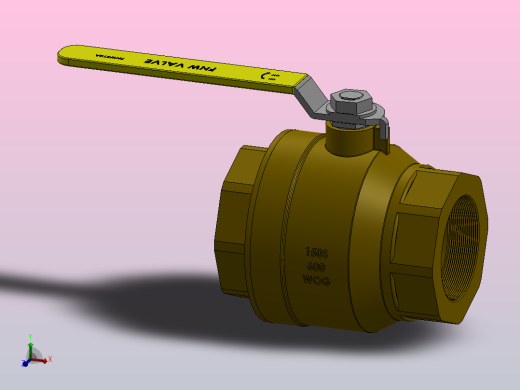 FNW-FNW410AM二片式内螺纹球阀