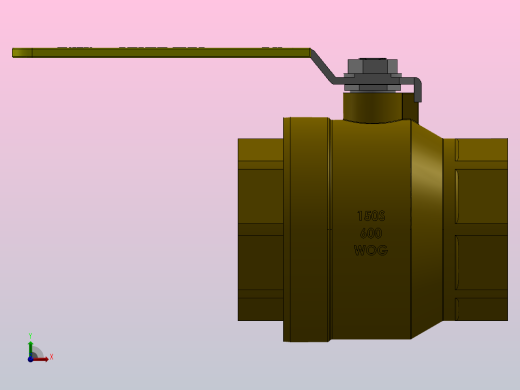 FNW-FNW410AM二片式内螺纹球阀前视缩略图
