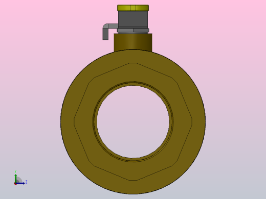 FNW-FNW410AM二片式内螺纹球阀左视缩略图