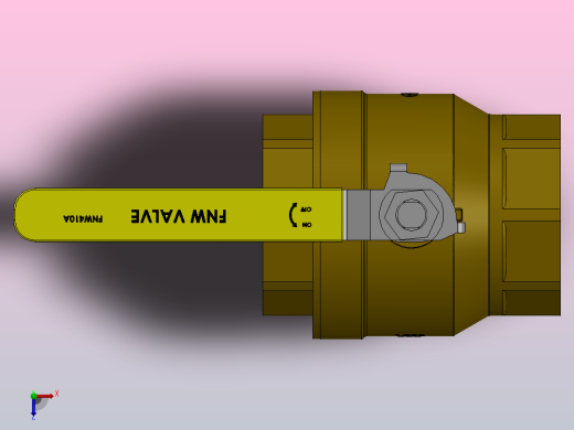 FNW-FNW410AM二片式内螺纹球阀俯视缩略图