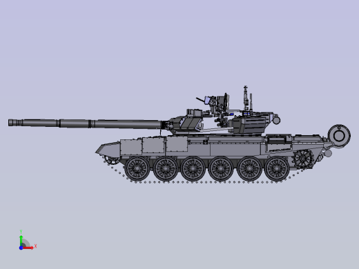 T-90坦克 STP前视缩略图