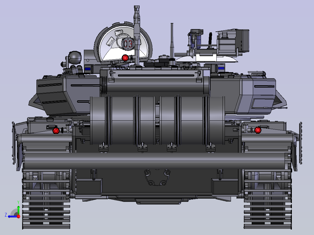 T-90坦克 STP右视图