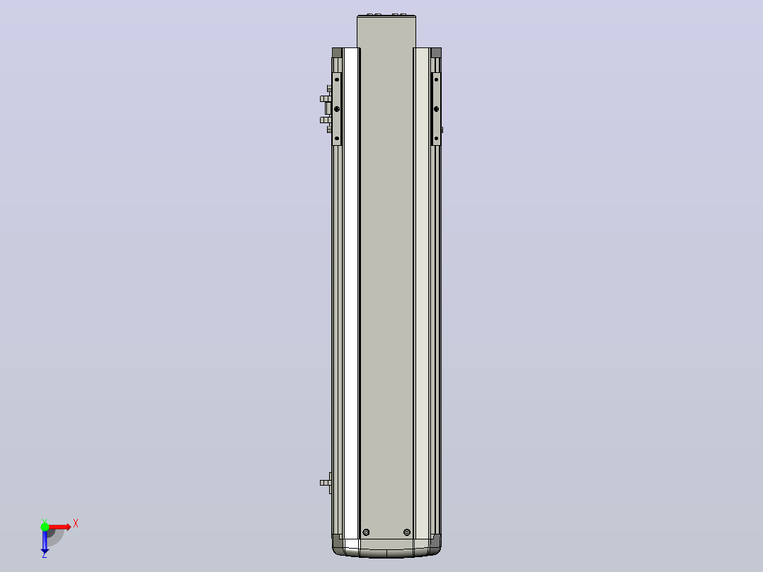 SYS13-450-BM-200W滚珠花健、支撑座、滚珠丝杠、交叉导轨、直线模组俯视图