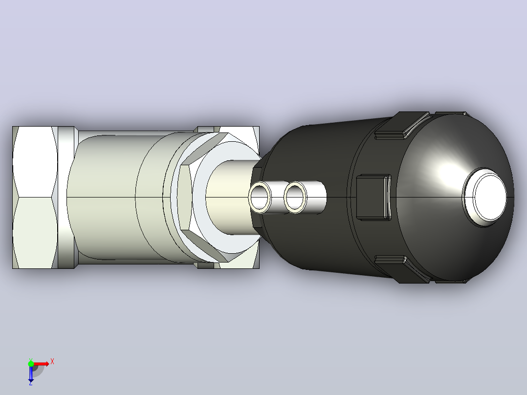 QJZ普通型角座阀[QJZ-50-TS]俯视图