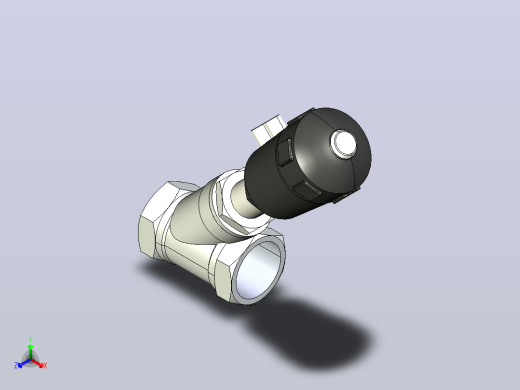 QJZ普通型角座阀[QJZ-50-TS]正等轴测缩略图