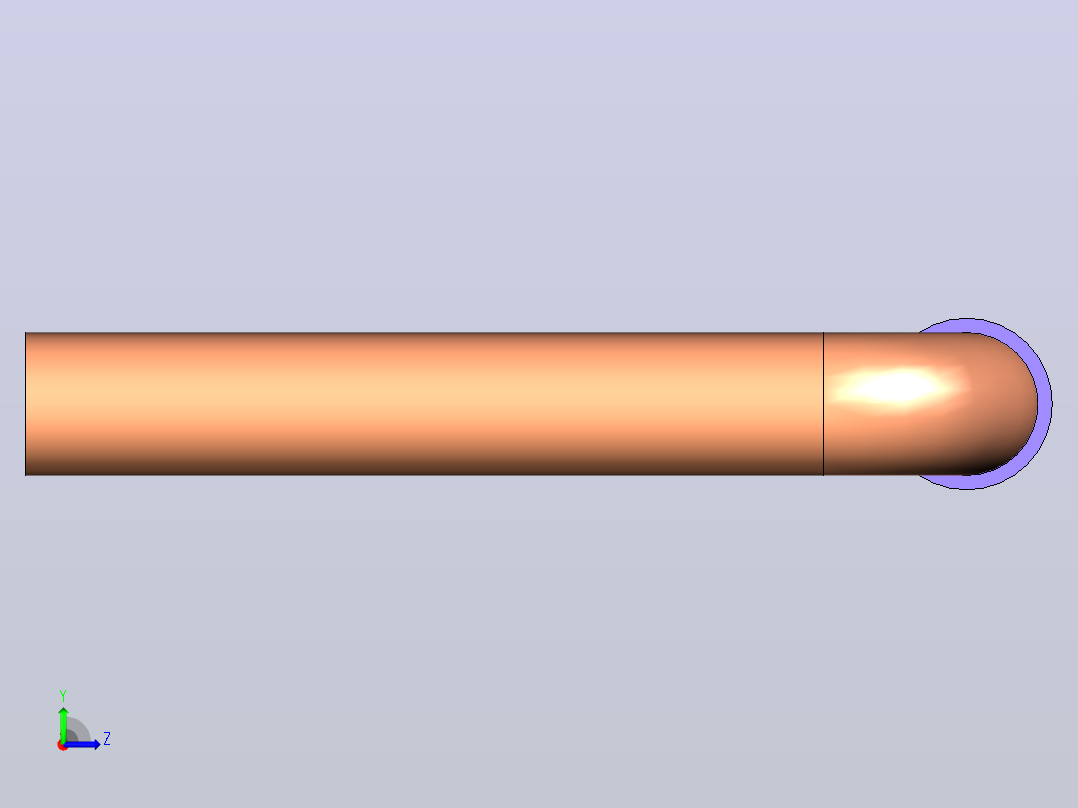 插头连接器Wirebridge_7.62xD0.6mm左视图