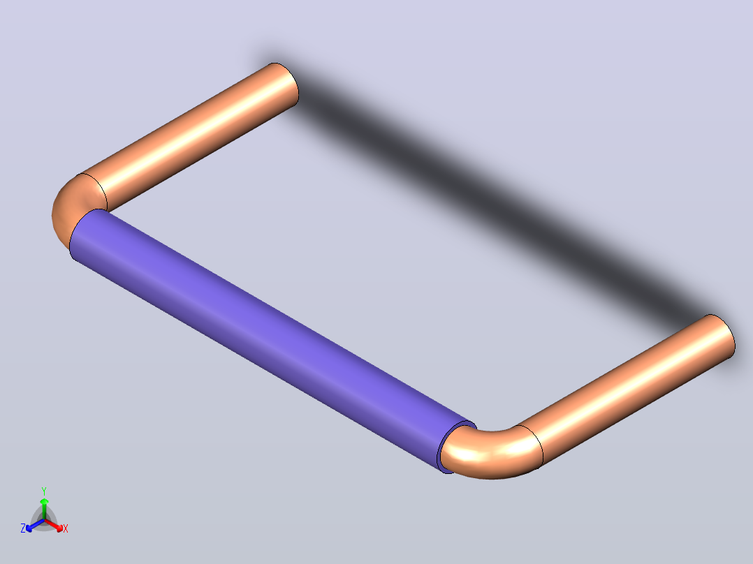 插头连接器Wirebridge_7.62xD0.6mm正等轴测图