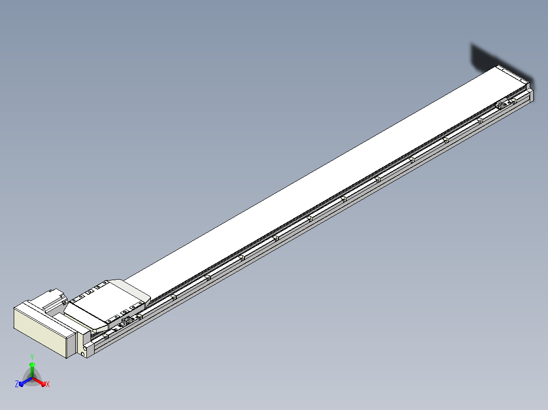 滚珠丝杠直线轴内置导轨TPA-GCR-170-2510C-L1650-MR-M75-N3主视图