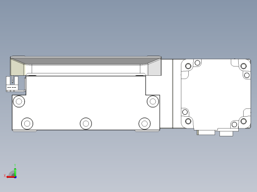 滚珠丝杠直线轴内置导轨TPA-GCR-170-2510C-L1650-MR-M75-N3后视缩略图