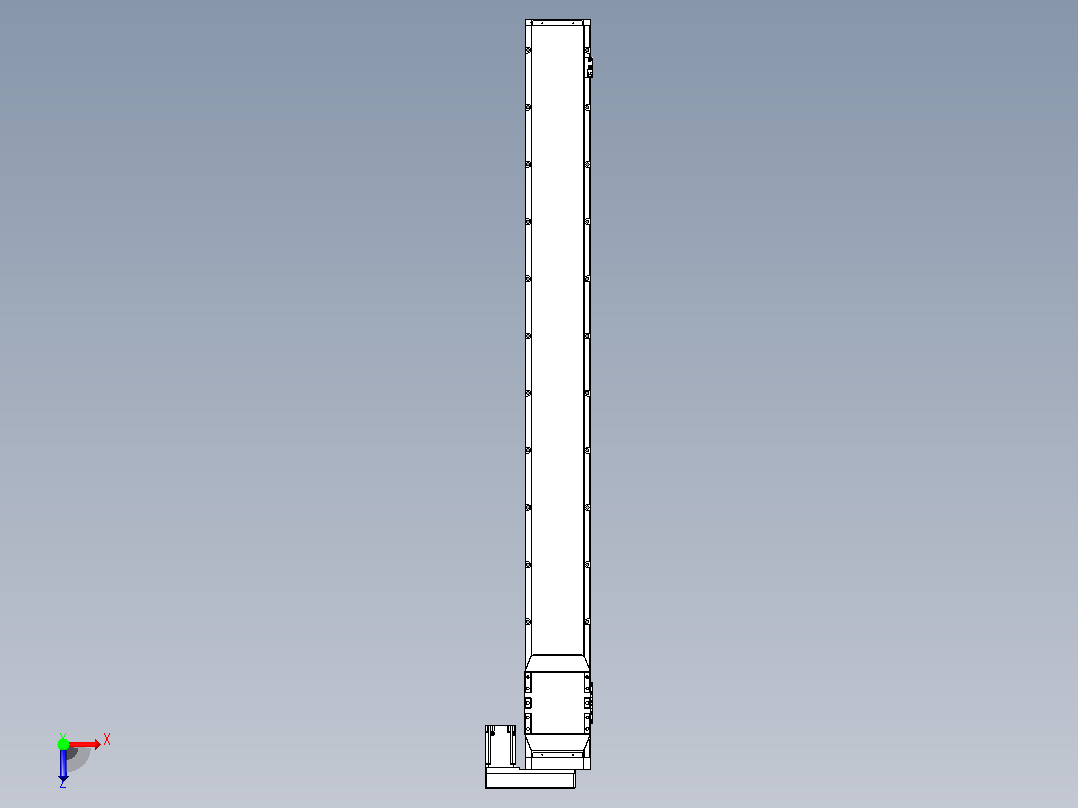 滚珠丝杠直线轴内置导轨TPA-GCR-170-2510C-L1650-MR-M75-N3俯视图