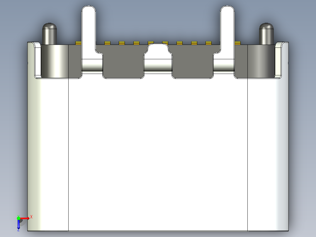 USB C端口32俯视图