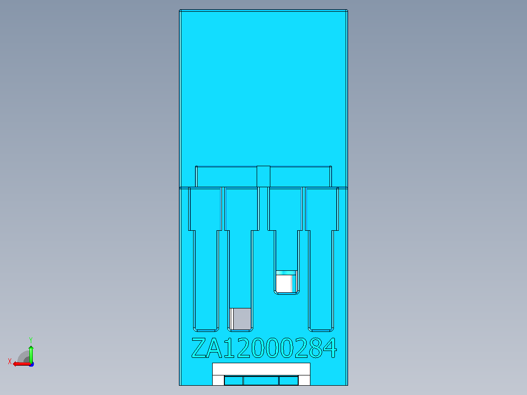 Finder型94.04继电器插座四重CJ LINDEQUE后视图