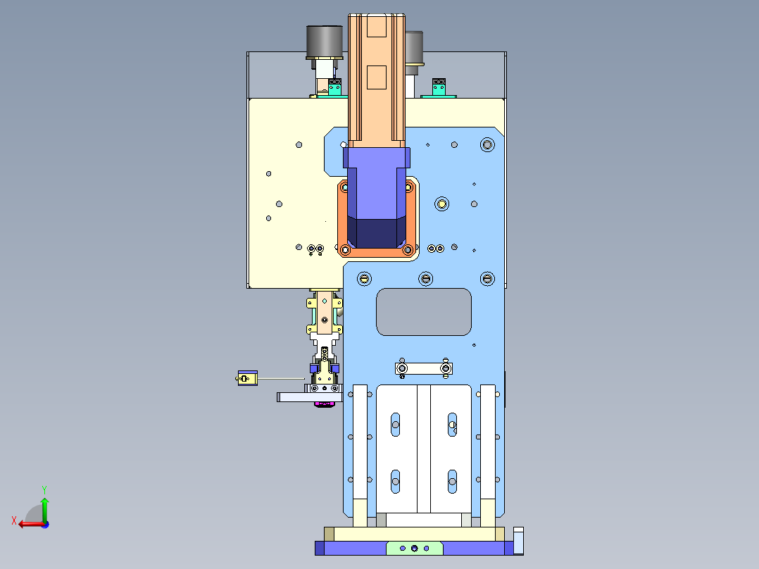 29组装HSG机构设备（凸轮机械手机构）后视图