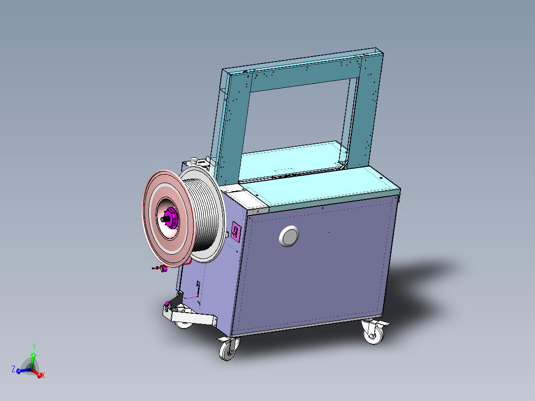 E171 箱包全自动捆扎机详细内部结构