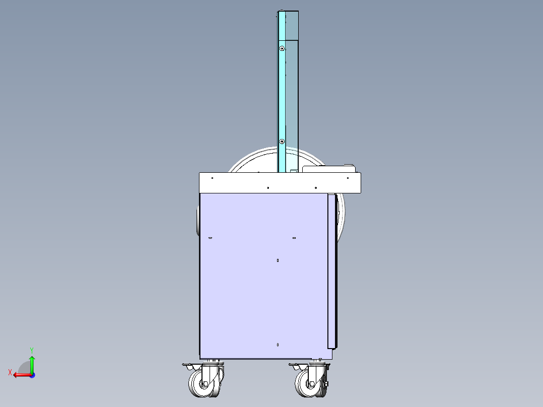 E171 箱包全自动捆扎机详细内部结构后视图