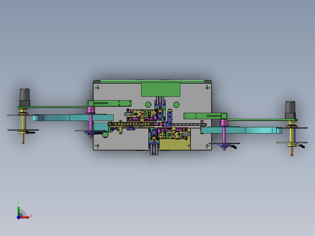 B22_非标全自动插针裁切机前视图