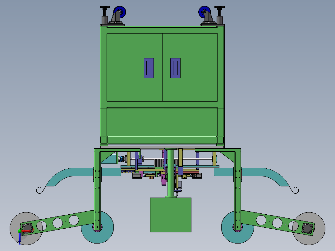 B22_非标全自动插针裁切机俯视图