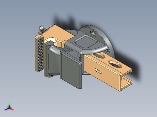 台虎钳正等轴测缩略图