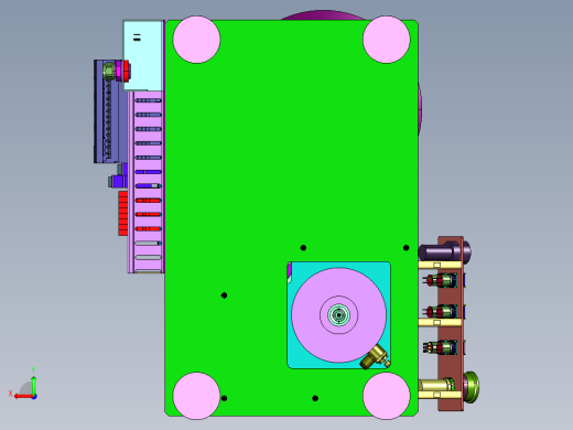 无序垫片自动化堆叠设备后视缩略图