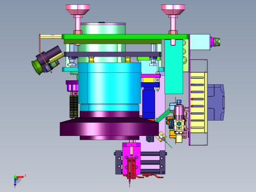 无序垫片自动化堆叠设备俯视缩略图