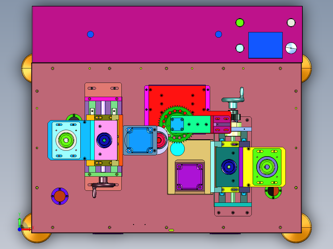 全自动数控齿轮去毛刺修磨设备前视图