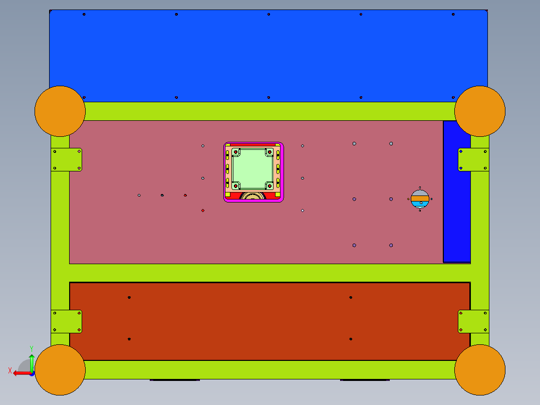 全自动数控齿轮去毛刺修磨设备后视图