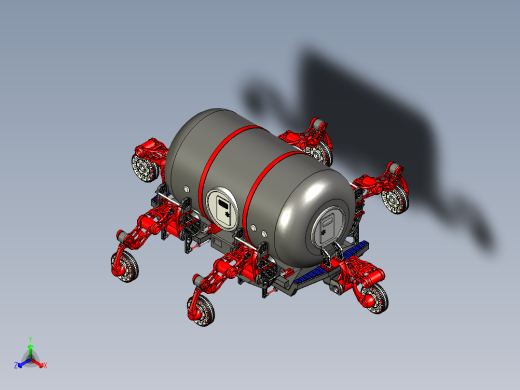 NASA蜘蛛多足外星球生活舱
